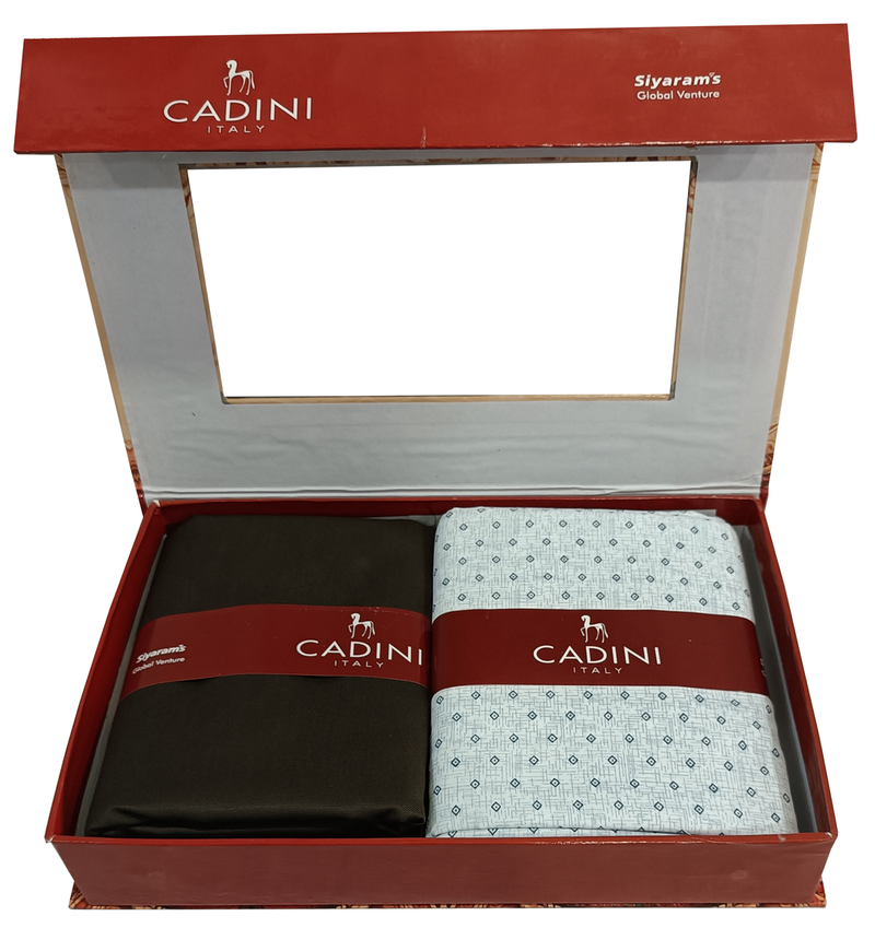 Siyaram"s  Unstitched Cotton Shirt & Trouser Fabric Printed.