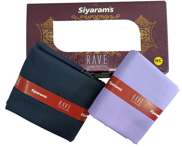 Siyaram"s  Unstitched Cotton Plain Shirt & Trouser Fabric.