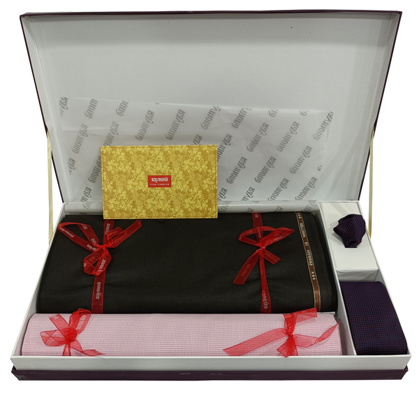 Raymond  Unstitched Cotton Suit Fabric Solid.