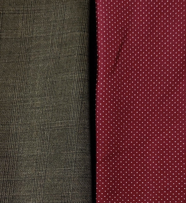 Raymond Poly Viscose Mini Printed Shirt & Trouser Fabric  (Unstitched)