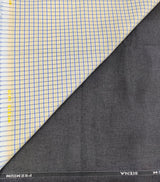 OCM Men's Cotton Shirt & Poly Viscose Trouser Fabric Combo Unstitched (Free Size) SILSILA-1013