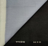 OCM Men's Cotton Shirt & Poly Viscose Trouser Fabric Combo Unstitched (Free Size) TUFAN-1014