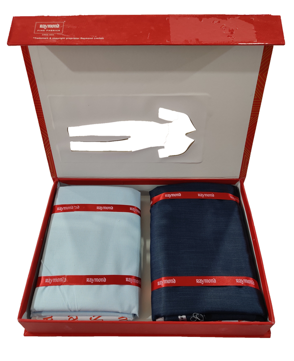 Raymond  Unstitched Cotton Shirt & Trouser Fabric Printed