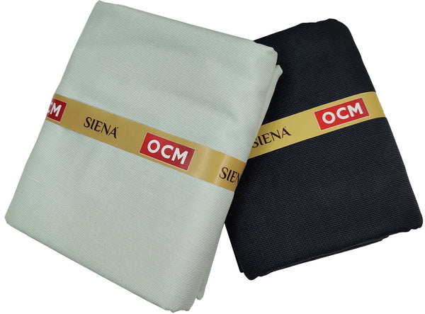 OCM Men's Cotton Shirt & Poly Viscose Trouser Fabric Combo Unstitched (Free Size) BAGBHAN-3014