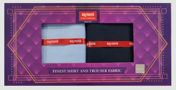 Raymond  Unstitched Cotton Shirt & Trouser Fabric Checkered
