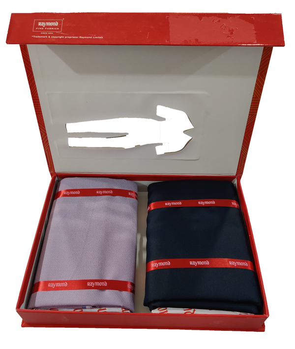 Raymond  Unstitched Cotton Shirt & Trouser Fabric Printed