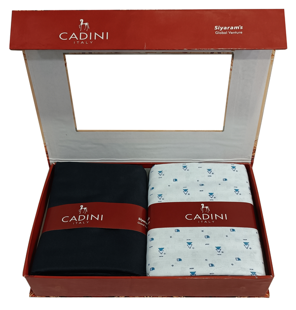 Siyaram"s  Unstitched Cotton Shirt & Trouser Fabric Printed.