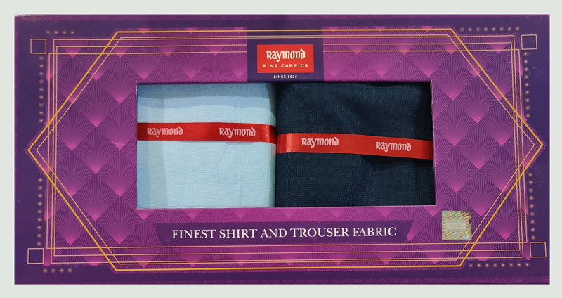 Raymond  Unstitched Cotton Shirt & Trouser Fabric Checkered