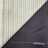OCM Men's Cotton Shirt & Poly Viscose Trouser Fabric Combo Unstitched (Free Size) TUFAN-1018