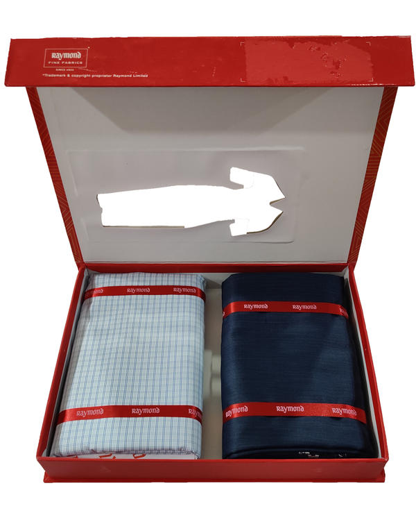 Raymond  Unstitched Cotton Shirt & Trouser Fabric Printed