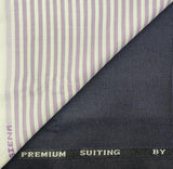 OCM Men's Cotton Shirt & Poly Viscose Trouser Fabric Combo Unstitched (Free Size) OCMSARKAR-0019