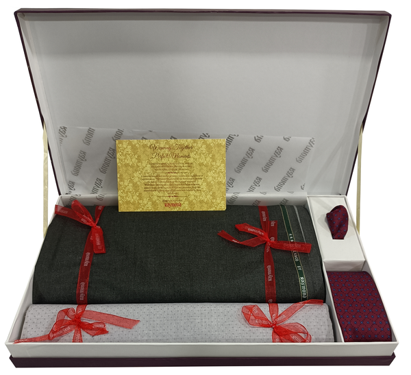 Raymond  Unstitched Cotton Suit Fabric Solid.