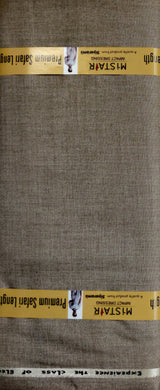 Mansfab Brocade Solid Safari Fabric  (Unstitched)-0001