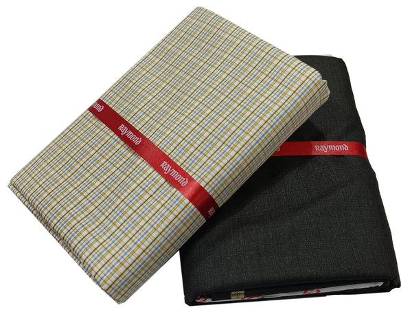 Raymond  Unstitched Cotton Shirt & Trouser Fabric