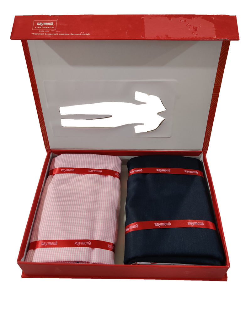 Raymond  Unstitched Cotton Shirt & Trouser Fabric Printed