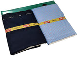 OCM Men's Cotton Shirt & Poly Viscose Trouser Fabric Combo Unstitched (Free Size) SILSILA-1022