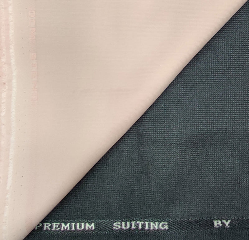 OCM Men's Cotton Shirt & Poly Viscose Trouser Fabric Combo Unstitched (Free Size) TUFAN-1022