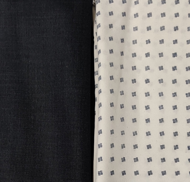 Raymond Poly Viscose Visual Printed Shirt & Trouser Fabric  (Unstitched)
