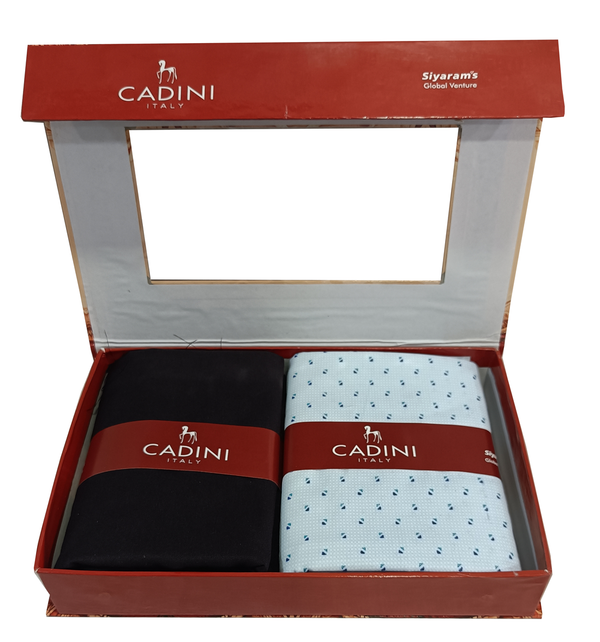 Siyaram"s  Unstitched Cotton Shirt & Trouser Fabric Printed.
