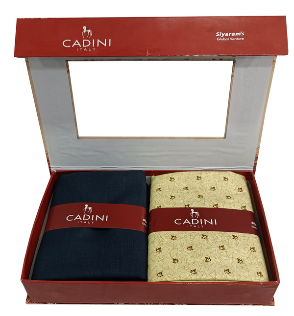 Siyaram"s  Unstitched Cotton Shirt & Trouser Fabric Printed.