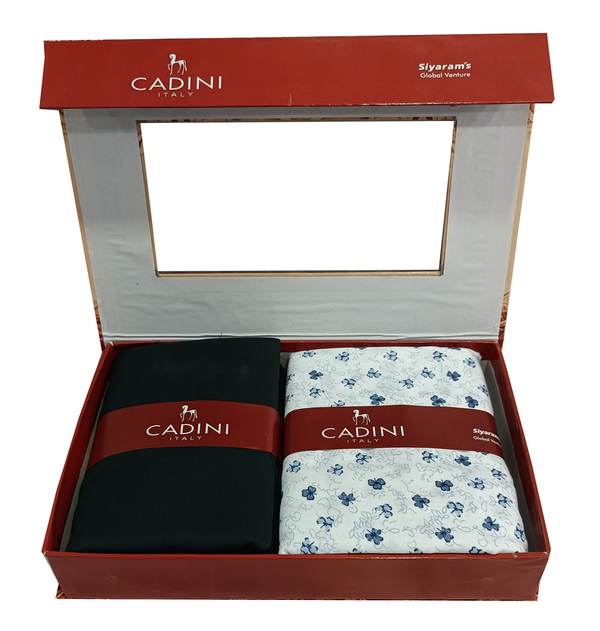 Siyaram"s  Unstitched Cotton Shirt & Trouser Fabric Printed.