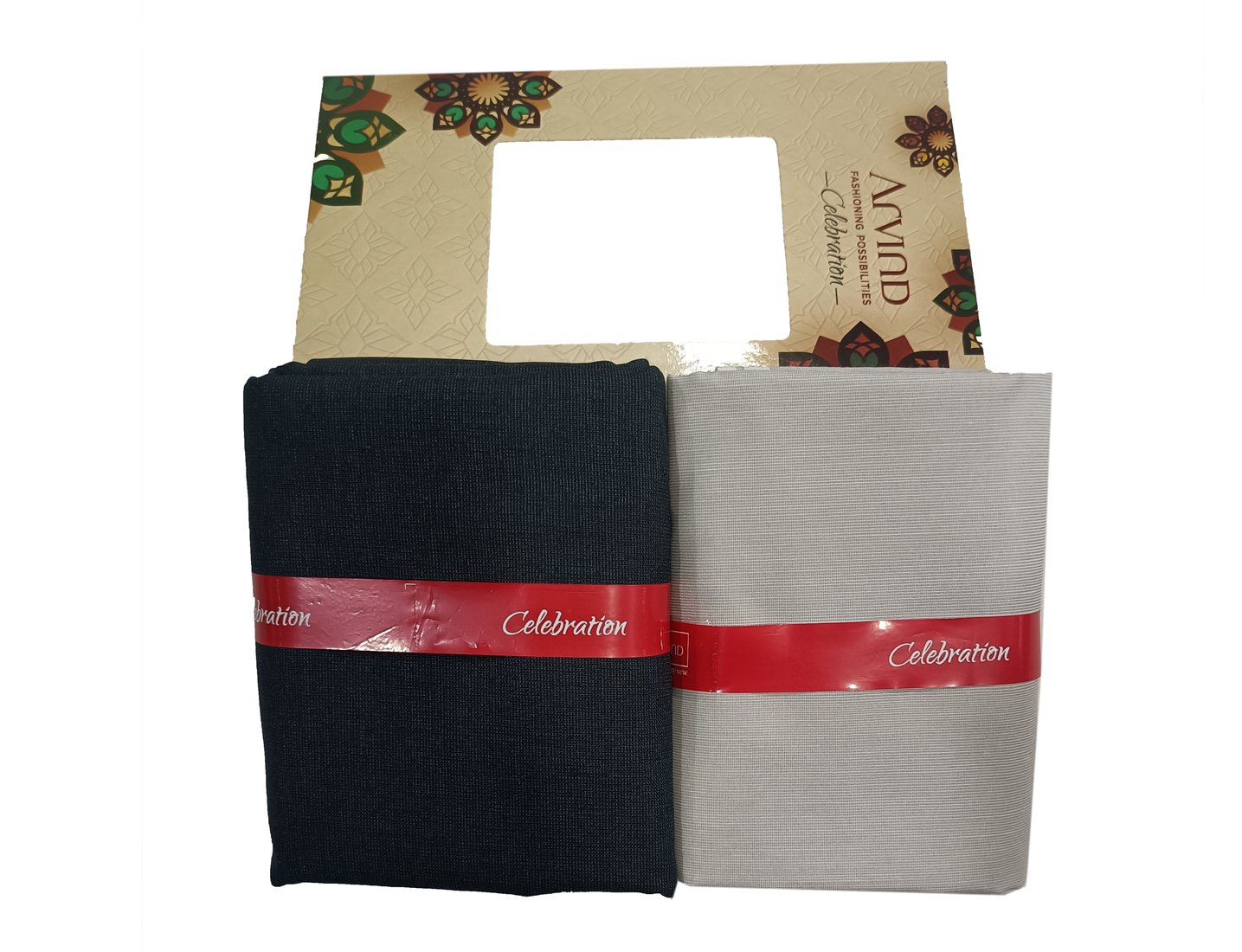 Arvind Unstitched Cotton Blend Shirt & Trouser Fabric Self Design – Mansfab