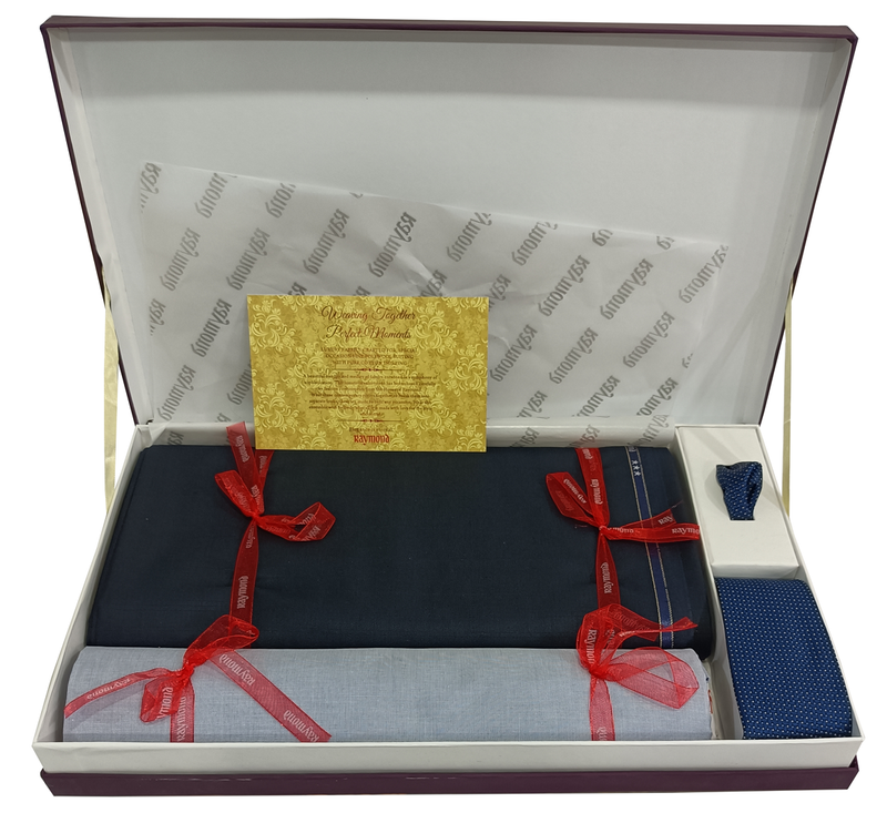 Raymond  Unstitched Cotton Suit Fabric Solid.