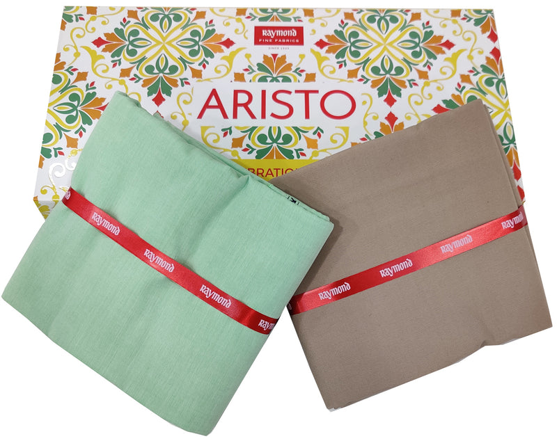 Raymond Polycotton Striped Shirt & Trouser Fabric (Unstitched) ARISTO-0002