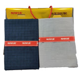 MAYUR Unstitched Pure Cotton Plain Shirt & Trouser Fabric.