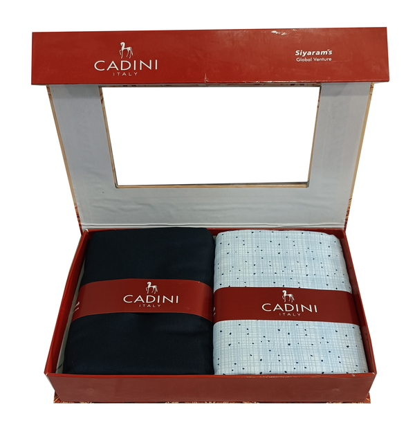 Siyaram"s  Unstitched Cotton Shirt & Trouser Fabric Printed.