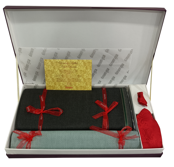 Raymond  Unstitched Cotton Suit Fabric Solid.