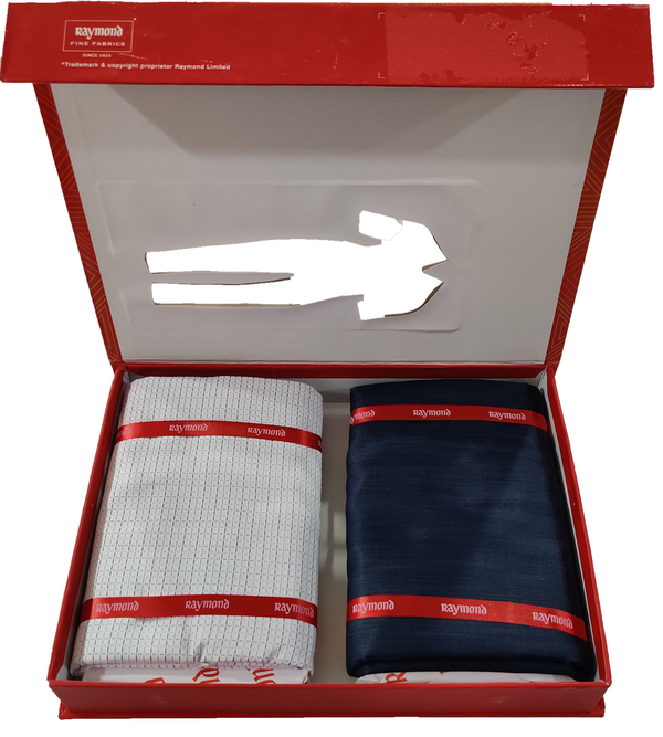 Raymond  Unstitched Cotton Shirt & Trouser Fabric Printed
