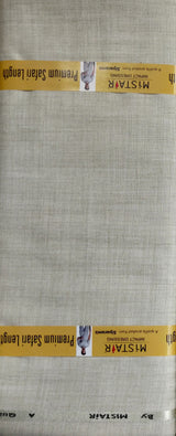 Mansfab Brocade Solid Safari Fabric  (Unstitched)-0004