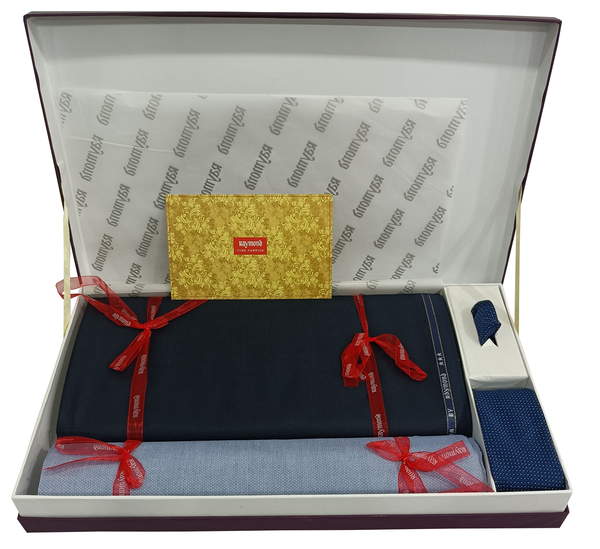 Raymond  Unstitched Cotton Suit Fabric Solid.