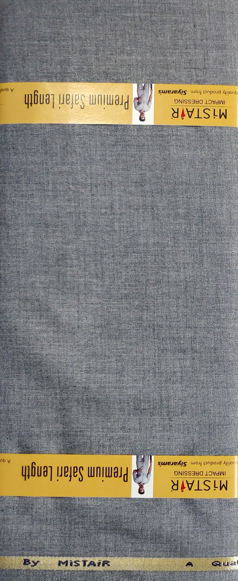 Mansfab Brocade Solid Safari Fabric  (Unstitched)-0005