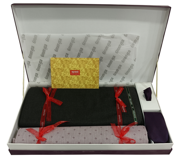 Raymond  Unstitched Cotton Suit Fabric Solid.