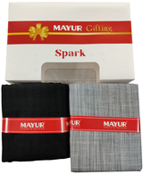 MAYUR Unstitched Pure Cotton Plain  Shirt & Trouser Fabric Solid.