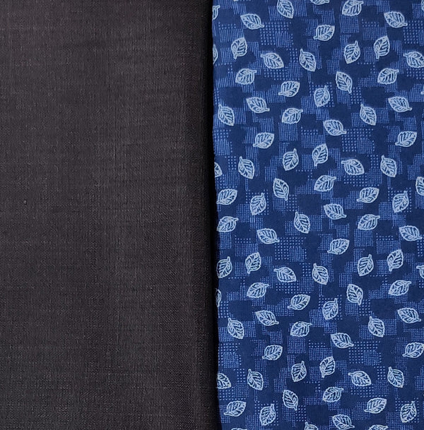 Raymond Poly Viscose Leaf Printed Shirt & Trouser Fabric  (Unstitched)