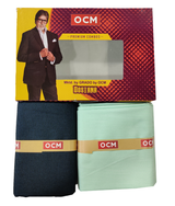 OCM  Unstitched Cotton Shirt & Trouser Fabric Checkered