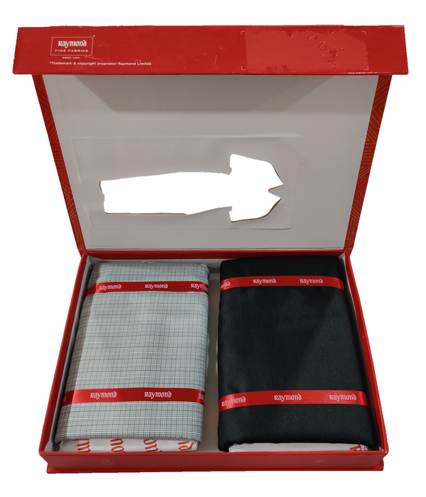 Raymond  Unstitched Cotton Shirt & Trouser Fabric Printed