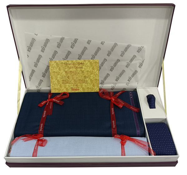 Raymond  Unstitched Cotton Suit Fabric Solid.