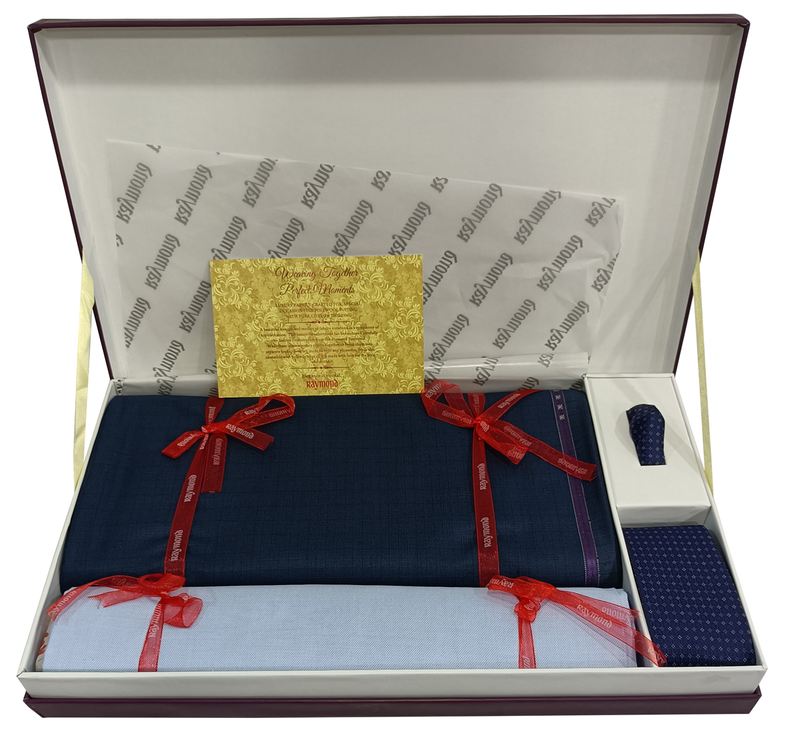 Raymond  Unstitched Cotton Suit Fabric Solid.