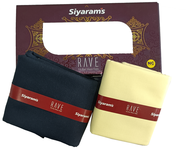 Siyaram"s  Unstitched Cotton Plain Shirt & Trouser Fabric.