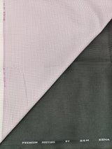 OCM Men's Cotton Shirt & Poly Viscose Trouser Fabric Combo Unstitched (Free Size) SILSILA-1008