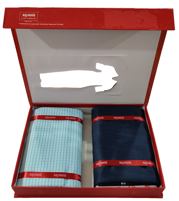 Raymond  Unstitched Cotton Shirt & Trouser Fabric Printed