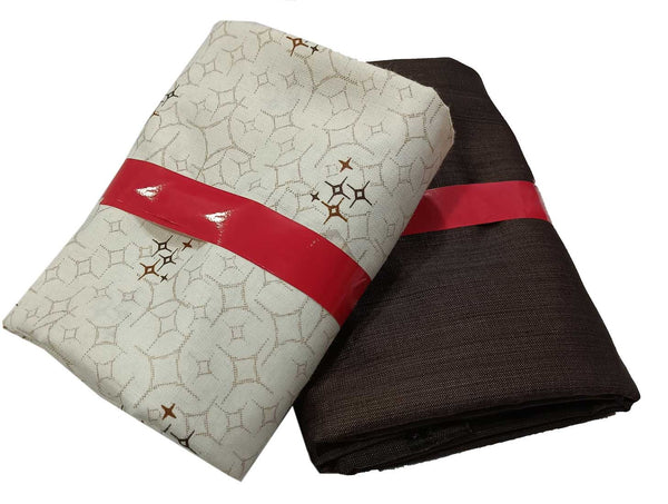 Arvind Unstitched Printed Cotton Shirt & Trouser Fabric Printed