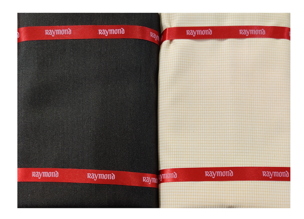 Raymond  Unstitched Cotton Shirt & Trouser Fabric Printed