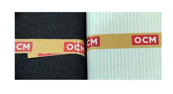 OCM  Unstitched Cotton Shirt & Trouser Fabric Checkered