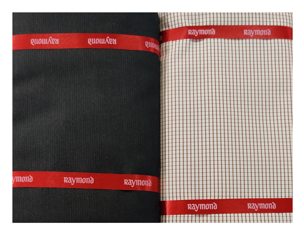 Raymond  Unstitched Cotton Shirt & Trouser Fabric Printed