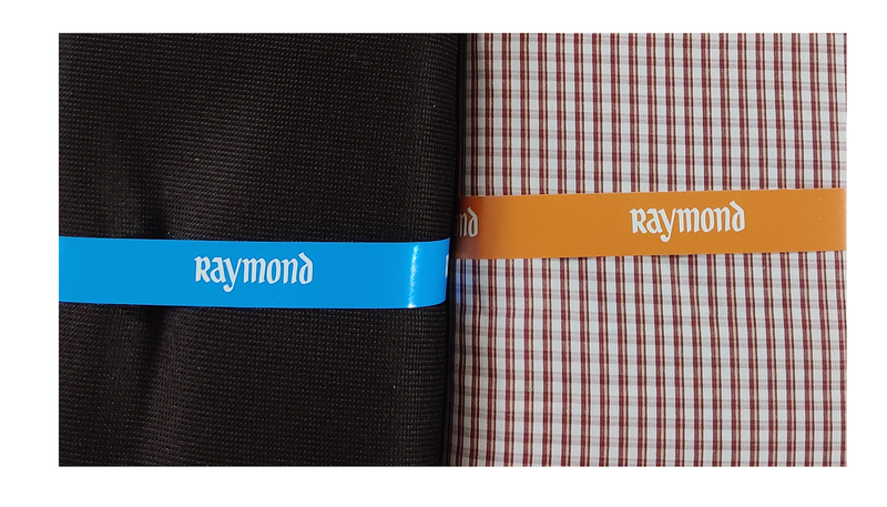 Raymond  Unstitched Cotton Shirt & Trouser Fabric Checkered